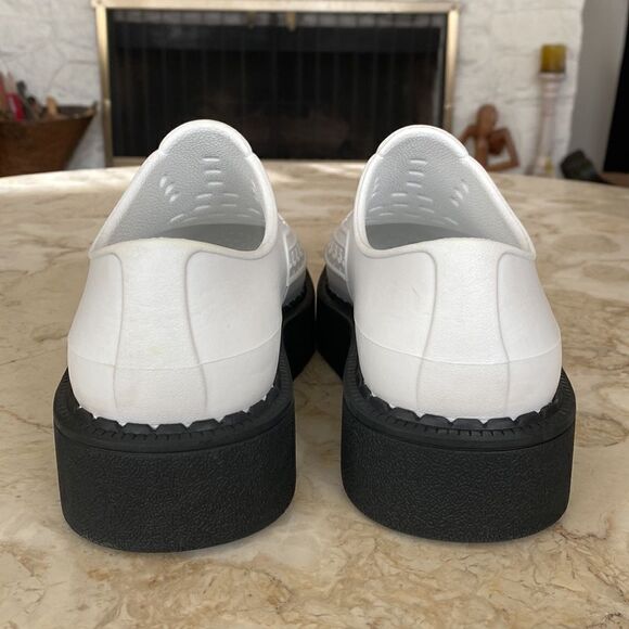 George X Native White Black Platform Creepers - Picture 10 of 15